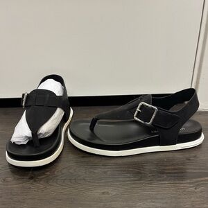 Urban Sport J/Slides Freya Metallic Black Sport Sandal